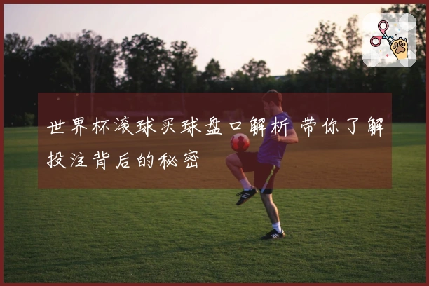 世界杯滚球买球盘口解析 带你了解投注背后的秘密